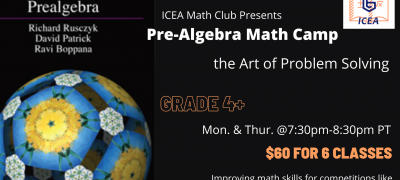 Pre-Algebra Math Camp
