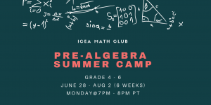 Pre-Algebra Summer Camp