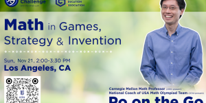 Prof. Po-Shen Loh: Math in Games, Strategy and Invention