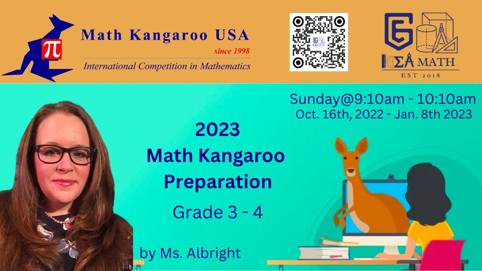 Math Kangaroo Preparation 2023 [3rd - 4th Grade]