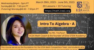 Intro To Algebra (A)